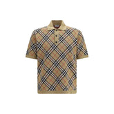 Burberry Beige Cotton Polo Shirt