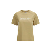 Burberry Beige Cotton T-Shirt - S