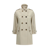 Burberry Beige Cotton Trench Coat - 10