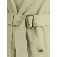 Burberry Beige Cotton Trench Coat - 10