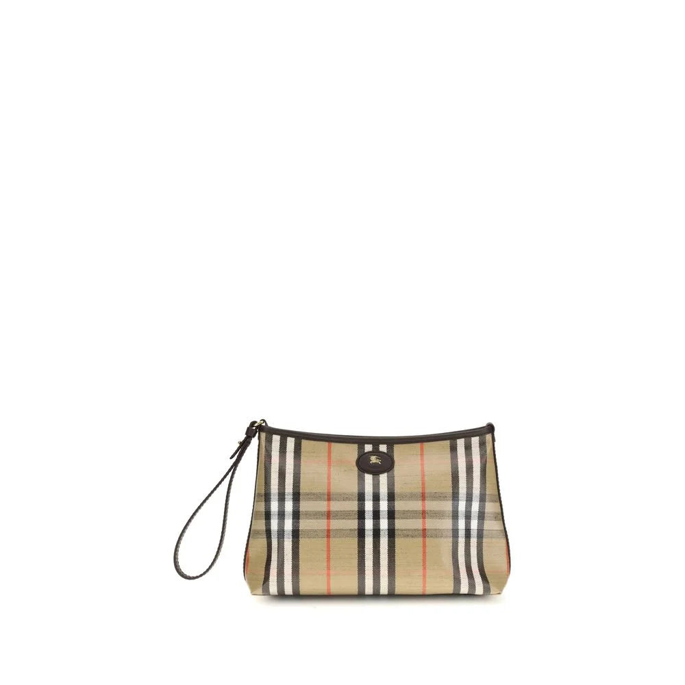 Burberry Beige Cotton Wallet