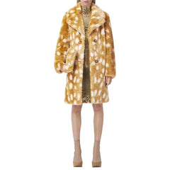 Burberry Beige Lambskin Coat - 36