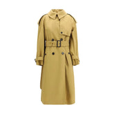 Burberry Beige Polyester Trench Coat - 6