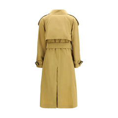 Abrigo trench beige de poliéster Burberry