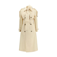 Burberry Beige Polyester Trench Coat - 8