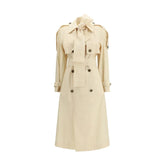 Burberry Beige Polyester Trench Coat - 8