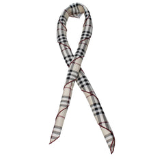 Burberry Beige Silk Foulard