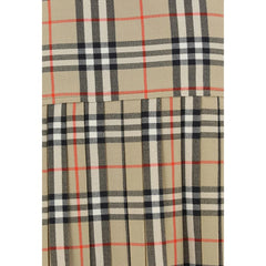 Burberry Beige Wool Oves Aries Mini Skirt