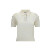 Burberry Beige Wool Oves Aries Polo Shirt - L