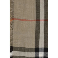 Écharpe en laine beige Burberry