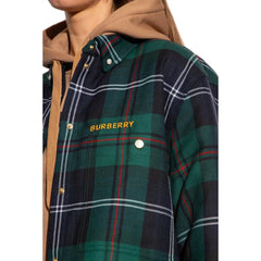 Burberry Bicolor Wool Pattern Shirt - 38