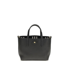 Burberry Black Calf Leather Bos Taurus Shoulder Bag