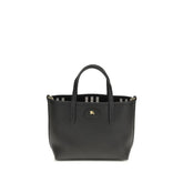 Burberry Black Calf Leather Bos Taurus Shoulder Bag