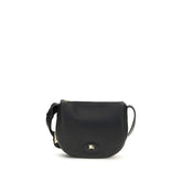 Burberry Black Calf Leather Bos Taurus Shoulder Bag