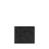 Burberry Black Calf Leather Bos Taurus Wallet