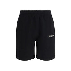 Shorts Bermuda in Cotone Nero Burberry
