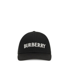 Burberry Black Cotton Cap (Baseball Hat)