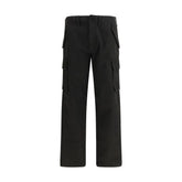 Burberry Black Cotton Cargo Pants