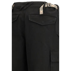 Burberry Black Cotton Cargo Pants