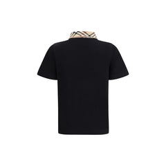 Burberry Black Cotton Polo Shirt - XS