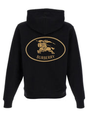 Burberry Black Cotton Sweatshirt - S