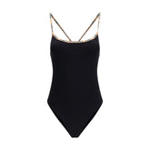 Burberry Black Elastane One-Piece Swimsuit