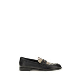 Burberry Black Lamb Ovis Aries Ballet Flats