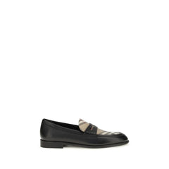 Burberry Black Lamb Ovis Aries Ballet Flats