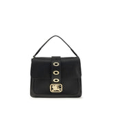 Bolso de hombro Bos Aries de cordero negro Burberry