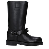 Burberry Black Leather Boots