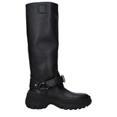 Burberry Black Leather Boots