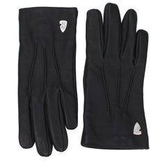 Burberry Black Leather Gloves - 8|M