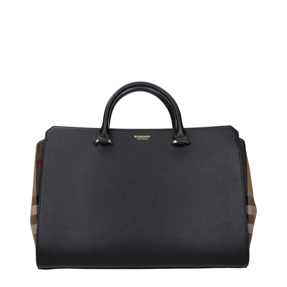 Burberry Black Leather Handbags