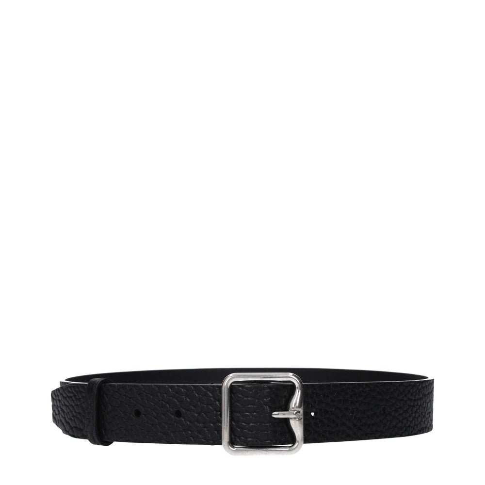 Burberry Black Leather Regular Belt - S