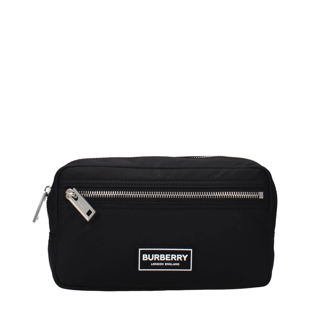 Burberry Black Nylon Clutch Bag