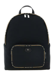 Burberry Black Polyester Backpack