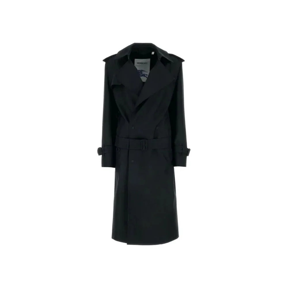 Burberry Black Polyester Coat - 42