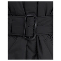 Burberry Black Polyester Coat