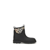Burberry Black Rubber Ankle Boots - EU41/US8