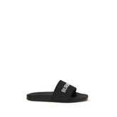 Burberry Black Rubber Sandals
