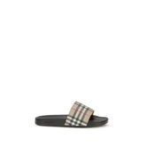 Burberry Black Rubber Slides - EU45/US12
