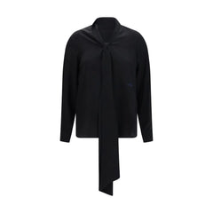 Burberry Black Silk Blouse