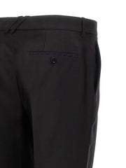 Burberry Black Virgin Wool Dress Pants - IT52 | XL