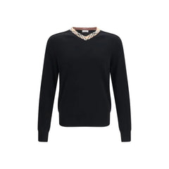Burberry Black Wool Oves Aries Sweatshirt
