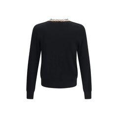 Burberry Black Wool Oves Aries Sweatshirt