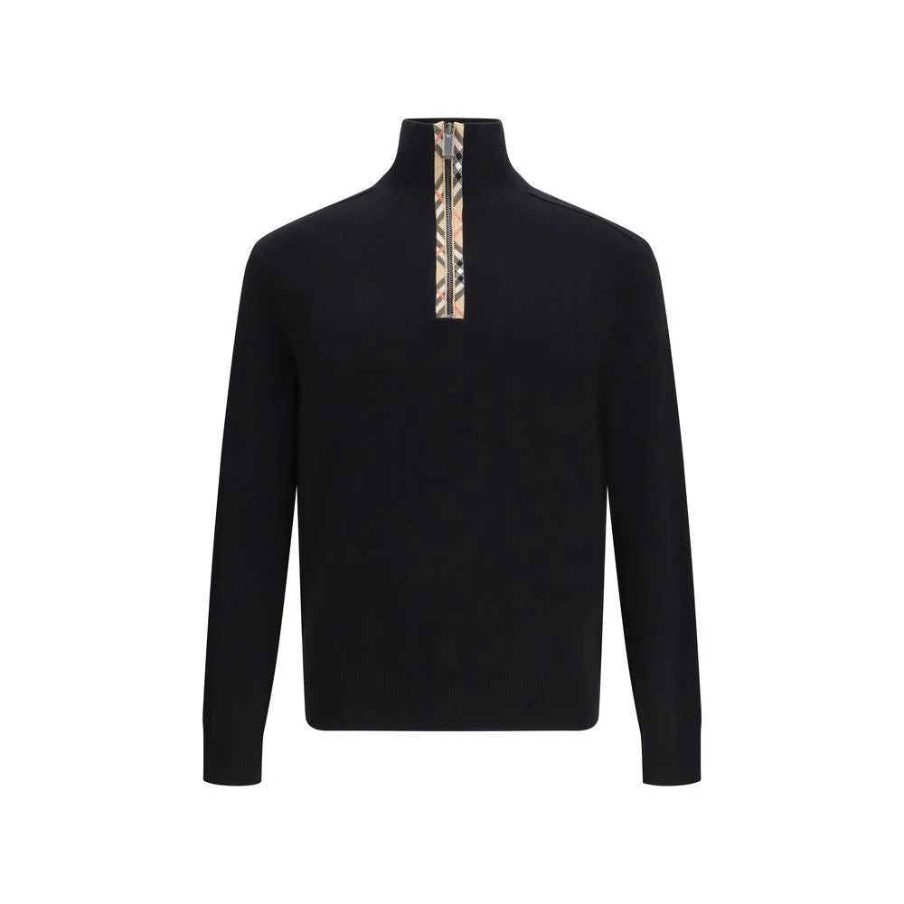 Burberry Black Wool Sweatshirt