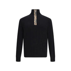 Burberry Black Wool Sweatshirt