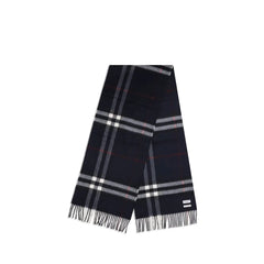 Modrá kašmírová šála Burberry