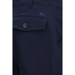 Burberry Blue Cotton Chino Pants