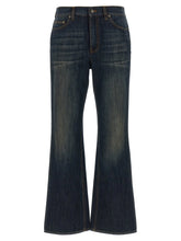 Burberry Blue Cotton Flared Jeans